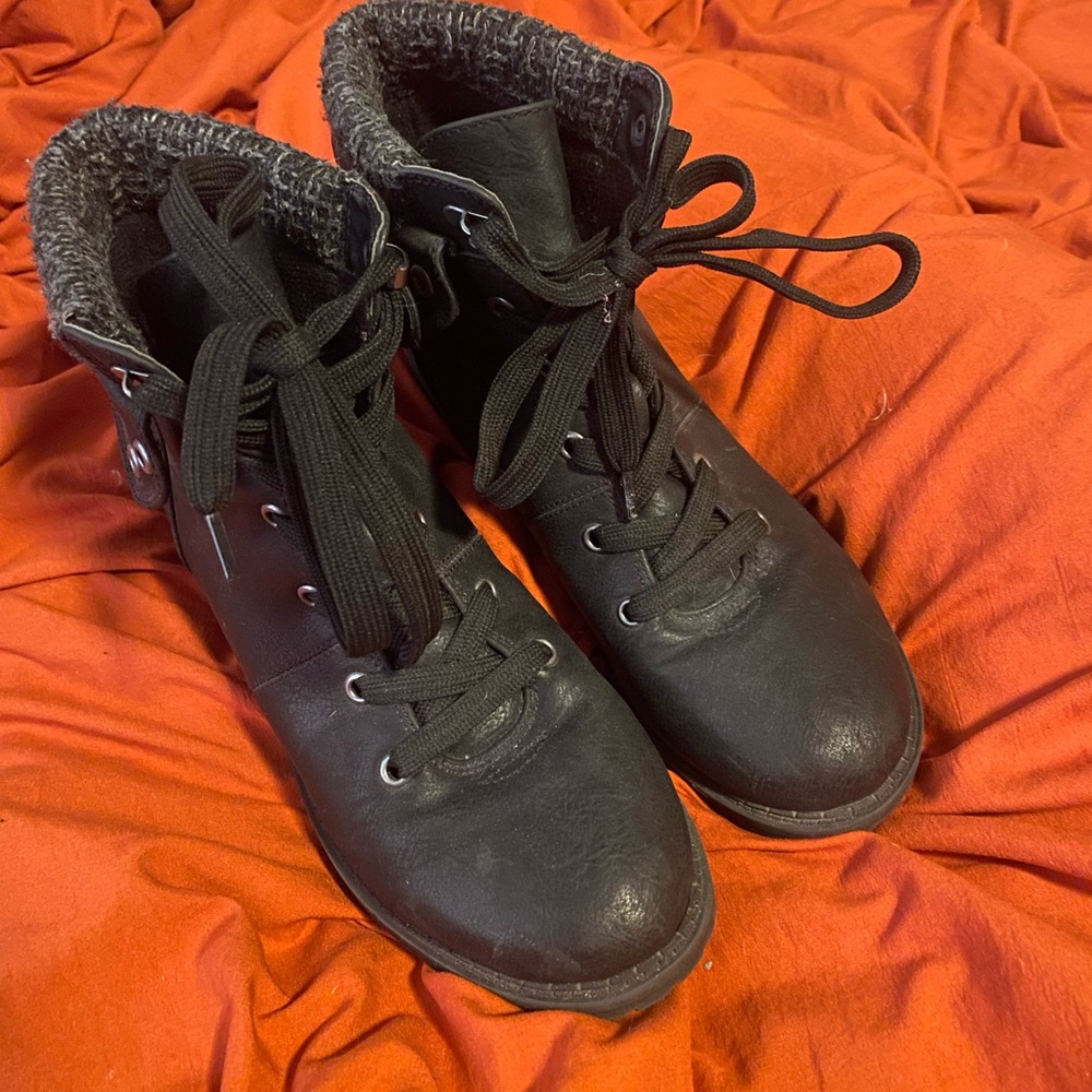 Pop Black Ankle Boots